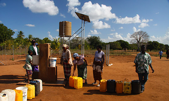 Access to water in Inhambane province, Mozambique 