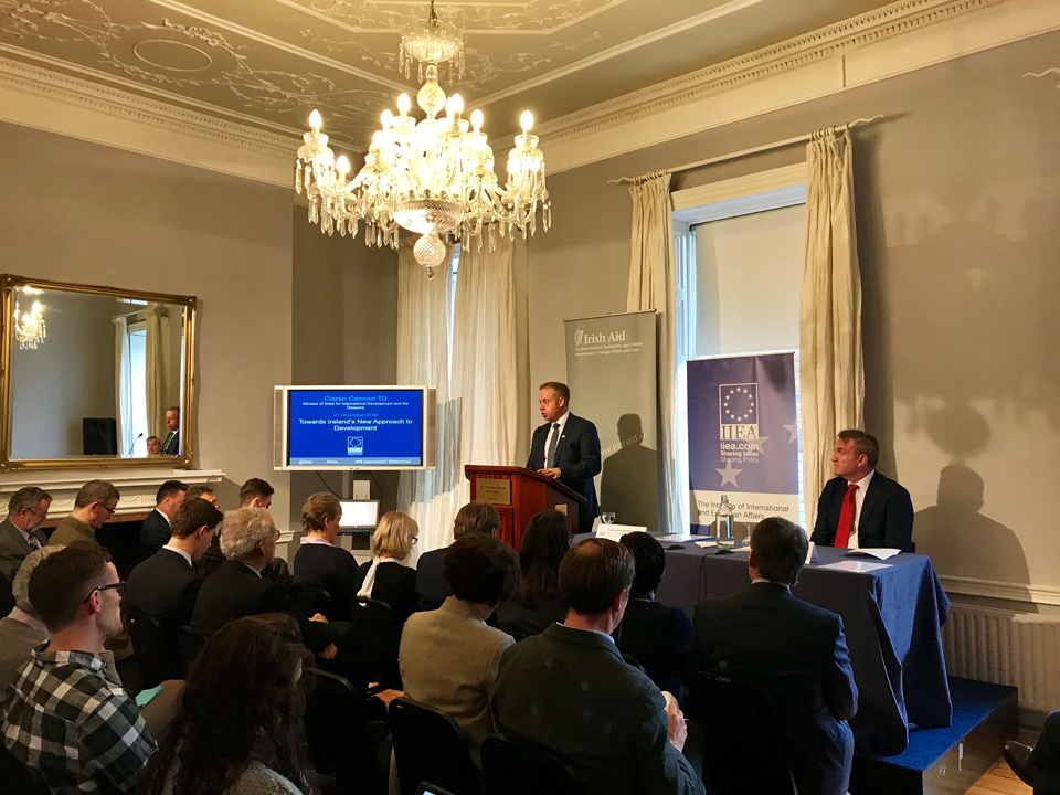 Towards Ireland’s new approach to development - address by Minister to Cannon to IIEA